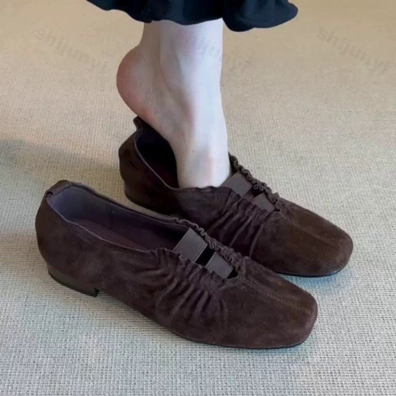 Vintage Outdoor Fashion - 스퀘어 토 여성 메리 제인 슈즈