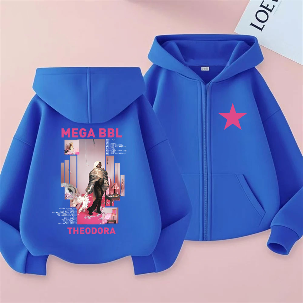 래퍼 테오도라 메가 BBL 앨범 지퍼 후디 남녀 힙합  - Vintage Fashion Pop Up 리뷰 및 가격