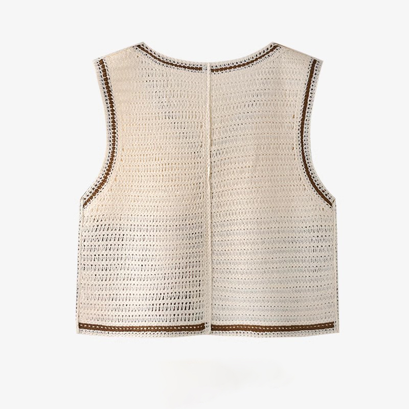 할머니 스퀘어 크로 셰 뜨개질 조끼 여자 쉬어 오픈 니 - Crochet Top Boho 리뷰 및 가격
