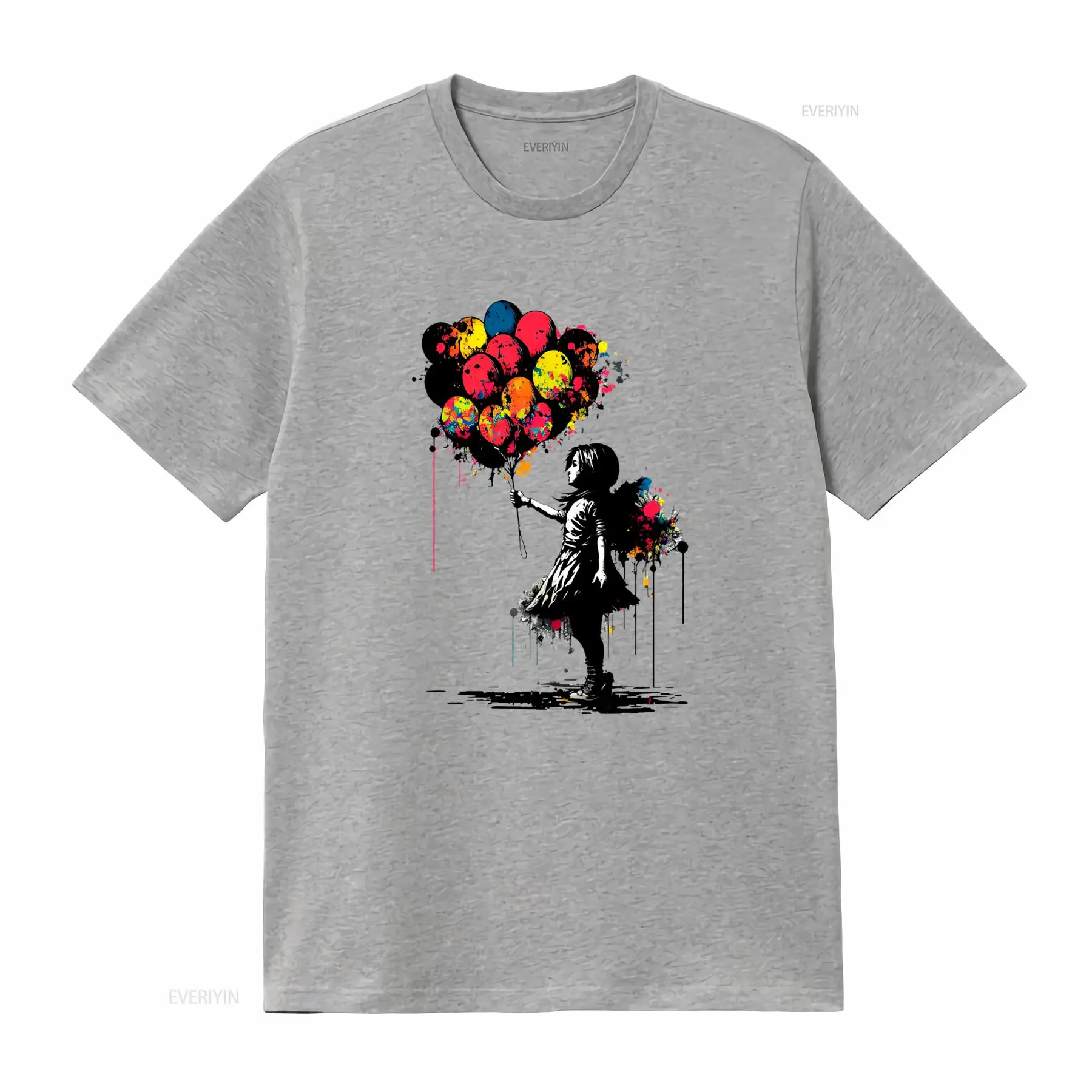 Banksy Peace T 셔츠 Balloon Girl - Vintage Fashion Jersey 리뷰 및 가격