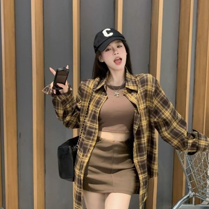 여성 2026 여름 신상 패션 스트라이프 셔츠+조끼+빈 - Vintage Fashion Postcards 리뷰 및 가격