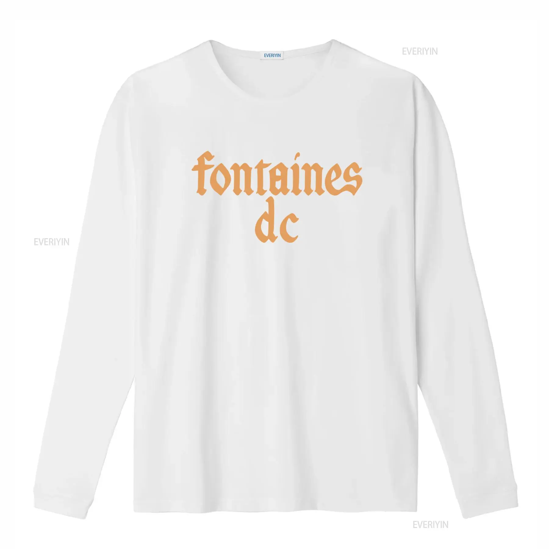 Fontaines D C '고딕 로고' 블랙 티셔츠 새 - Vintage Fashion Jersey 리뷰 및 가격