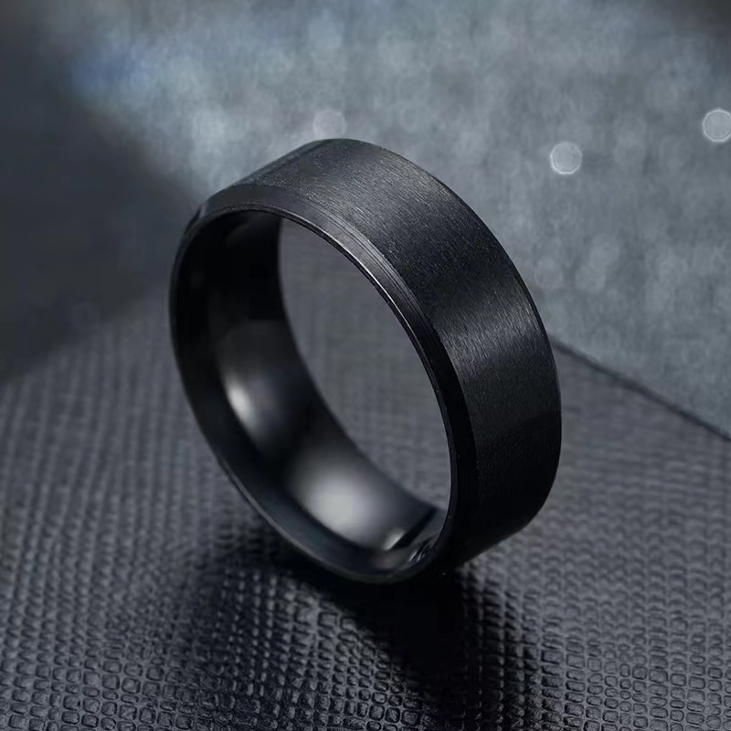 새로운 패션 펑크 빈티지 8mm 클래식 반지 남성용 골 - Vintage Fashion Names 리뷰 및 가격