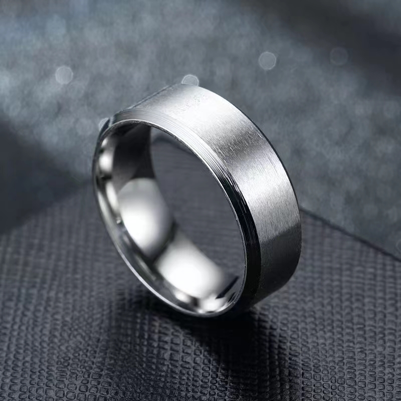 새로운 패션 펑크 빈티지 8mm 클래식 반지 남성용 골 - Vintage Fashion Names 리뷰 및 가격