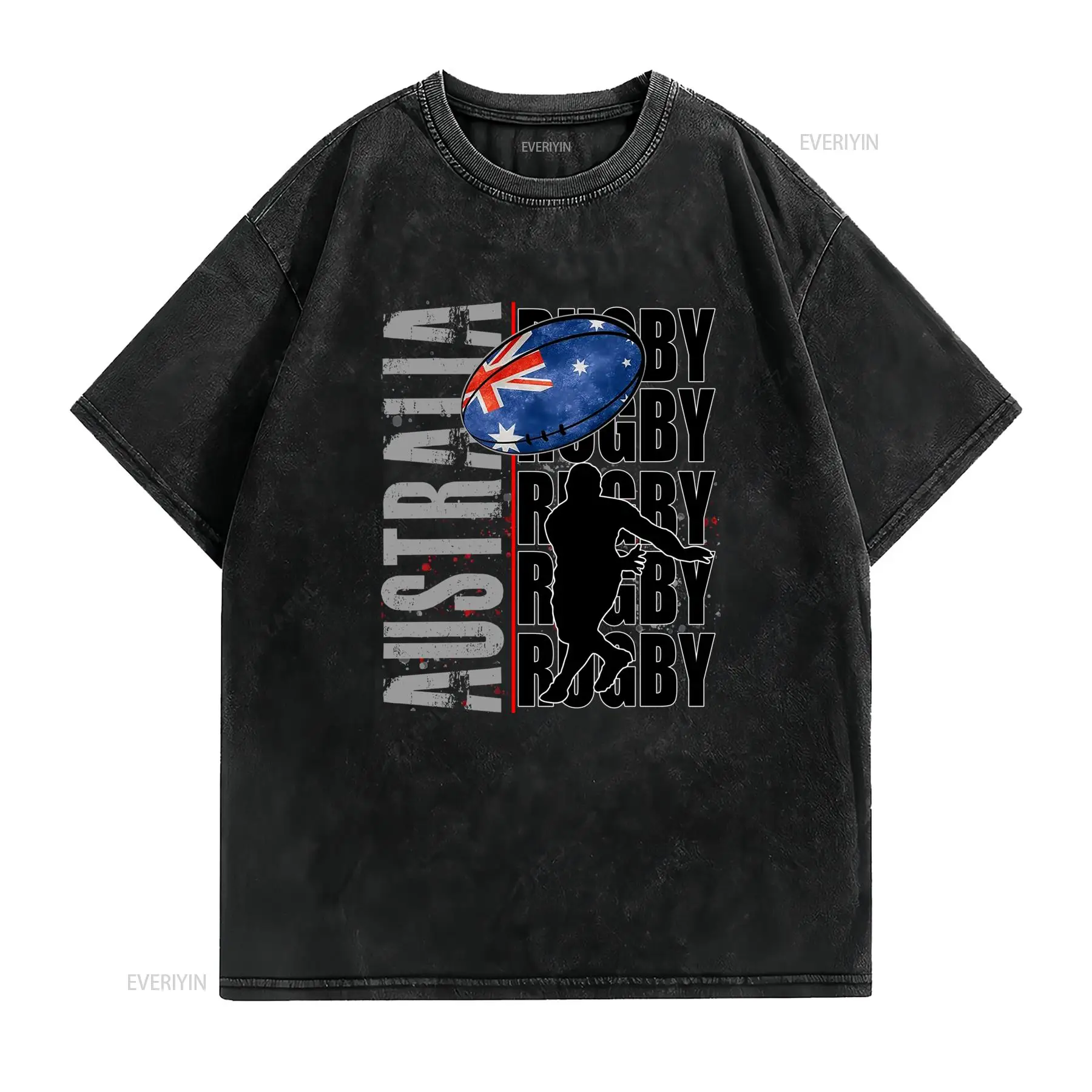 멋진 스트리트웨어 호주 럭비 호주 국기 볼 플레이어 실 - Vintage Fashion Australia 리뷰 및 가격