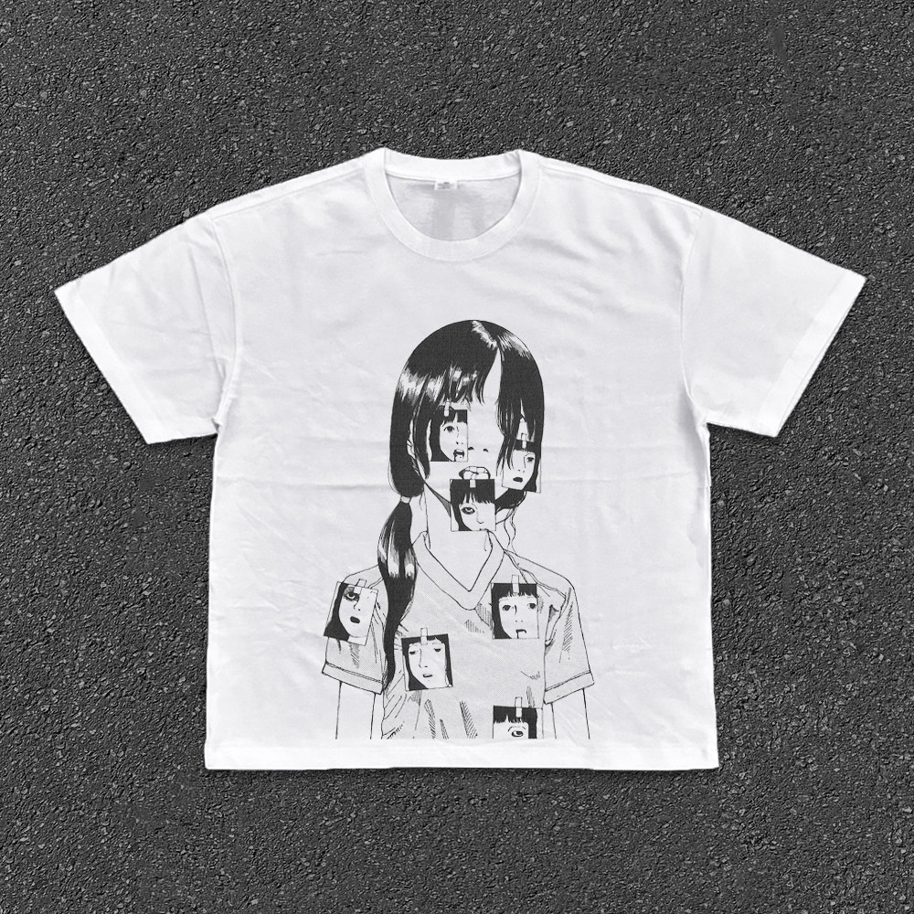 2026 뉴 코튼 티셔츠 빈티지풍 일러스트 빈티지 컬리 - Vintage Fashion Illustration 리뷰 및 가격