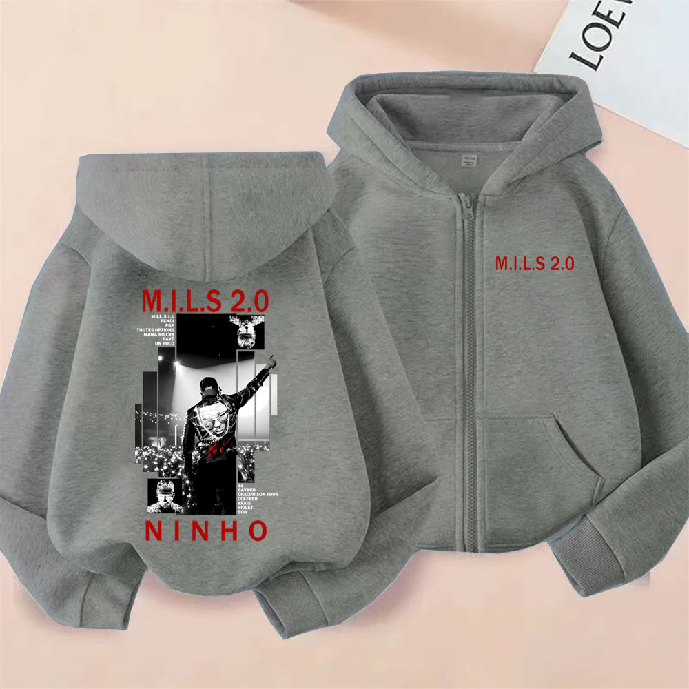 래퍼 니뇨 MILS 2.0 앨범 그래픽 지퍼 후드티 남 - Vintage Fashion Pop Up 리뷰 및 가격