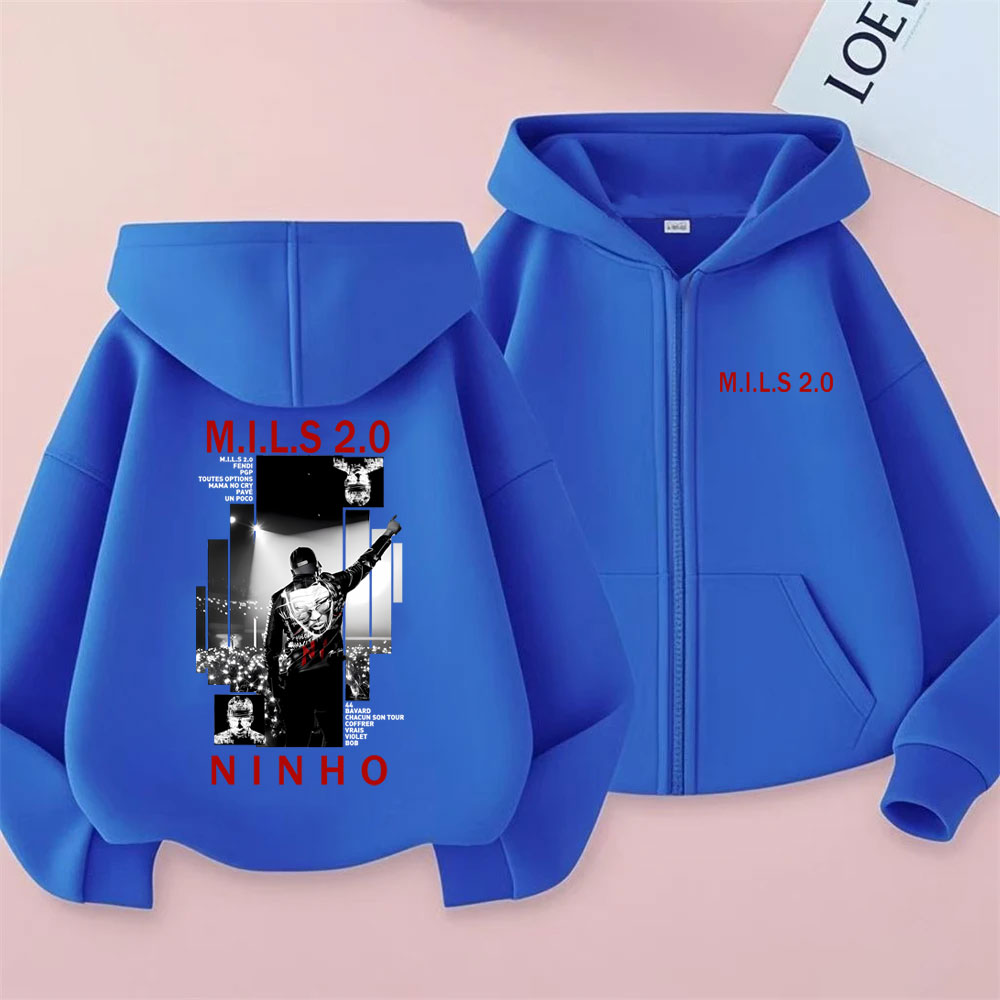 래퍼 니뇨 MILS 2.0 앨범 그래픽 지퍼 후드티 남 - Vintage Fashion Pop Up 리뷰 및 가격